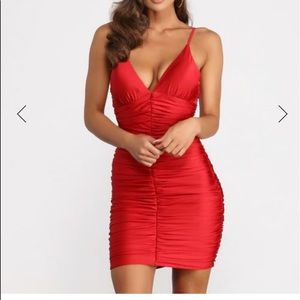 Windsor Red Bodycon Mini Dress